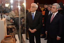 Նախագահ Սերժ Սարգսյանը Աթենքում ներկա է գտնվել &laquo;Հայաստան.Արարատի ոգին&raquo; խորագրով ցուցահանդեսի բացմանը