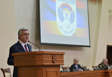  Serzh Sargsyan was present at the launch of the operative meetings of the leadership of RA Armed Forces