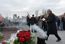 President Serzh Sargsyan paid tribute to the memory of Andranik Margarian