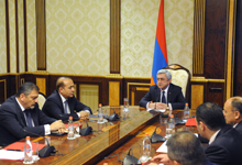President Serzh Sargsyan convened a meeting of National Security Council 