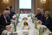  Президент Серж Саргсян встретился с Министром иностранных дел ФРГ Франком-Вальтером Штайнмайером