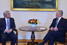  Президент Серж Саргсян в Берлине встретился с Президентом ФРГ Йоахимом Гауком