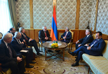 
President Serzh Sargsyan received Co-chairs of the Minsk Group