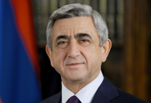  Message by the President of Armenia Serzh Sargsyan on the occasion of Victory and Peace Day