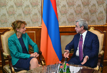  President received Vice-President of the German Bundestag Frau Edelgard Bulmahn