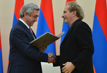 Տեղի է ունեցել ՀՀ Նախագահի 2015 թվականի մրցանակների հանձնման արարողությունը