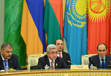  Statement by President Serzh Sargsyan at the session of the Supreme Council of the Eurasian Economic Union