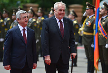  ՀՀ Նախագահի նստավայրում տեղի են ունեցել հայ-չեխական բարձր մակարդակի բանակցություններ