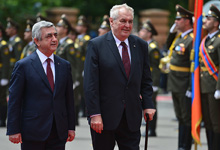  В резиденции Президента РА состоялись армяно-чешские переговоры на высшем уровне