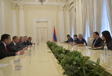 Նախագահն ընդունել է ՀԱՊԿ անվտանգության խորհուրդների քարտուղարների կոմիտեի երևանյան նիստին մասնակցող պատվիրակությունների ղեկավարներին