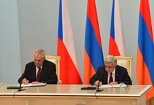  Совместное заявление о дружественных отношениях, партнерстве и углубленном сотрудничестве между Республикой Армения и Чешской Республикой