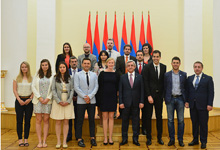 Նախագահ Սերժ Սարգսյանը հյուրընկալել է Եվրոպական երիտասարդական ֆորումի խորհրդի անդամներին