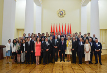  President received participants of the 15th Conference of Young Leaders organized by Global Bridges