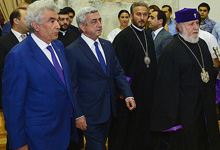 President participated at the reception dedicated to Constitution Day