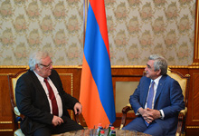 Президент Серж Саргсян принял посла Болгарии для прощальной встречи