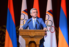 Նախագահը մասնակցել է Հայաստանի մեդալակիր օլիմպիականների պարգևատրման և մեծարման արարողությանը