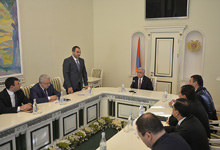  President introduced the newly appointed Prosecutor General Arthur Davtian to the staff of the RA Prosecutor’s Office