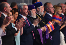 Президент Серж Саргсян  присутствовал на праздничном концерте "Поколение Независимости"