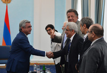 Президент принял участников Всеармянской научной конференции