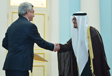  The newly appointed Ambassador of Kuwait presented his credentials to Serzh Sargsyan