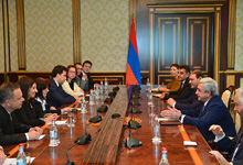 President received delegation headed by the Mayor of Paris Anne Hidalgo