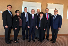 President Serzh Sargsyan met in New York with the members of the Board of Directors of the 
Armenian Assembly of America
