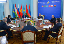  
Started a session of the CSTO Collective Security Council in the restricted format