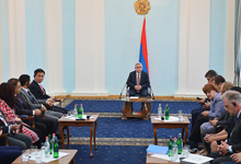  Նախագահն ընդունել է Եվրասիական գործընկերության միջազգային համաժողովի մասնակիցներին