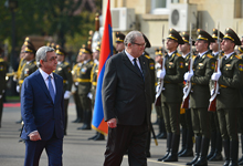  President Serzh Sargsyan met with the Prince and Grand Master of the Sovereign Military Hospitaller Order of Malta Fra Matthew Festing