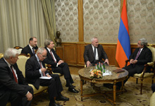Նախագահ Սերժ Սարգսյանը հանդիպում է ունեցել ԵԱՀԿ Մինսկի խմբի համանախագահների հետ
