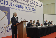  Նախագահը մասնակցել է Ոսկերիչների համաշխարհային համադաշնության համաժողովին