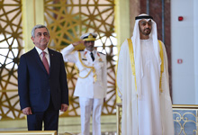 President Serzh Sargsyan met with the crown prince of Abu Dhabi, Sheikh Mohammed bin Zayed bin Sultan Al-Nahyan