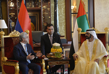 Նախագահ Սերժ Սարգսյանը հանդիպում է ունեցել ԱՄԷ փոխնախագահ, վարչապետ, Դուբայի կառավարիչ Շեյխ Մոհամմեդ բին Ռաշիդ Ալ Մաքթումի հետ