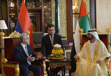 President Serzh Sargsyan met with the Vice President of the UAE, Prime Minister, Emir of Dubai Sheikh Mohammed bin Rashid Al Maktoum