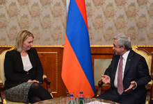 Նախագահն ընդունել է ԱՄՆ պետքարտուղարի Եվրոպայի և Եվրասիայի հարցերով փոխտեղակալ Բրիջիթ Բրինքին