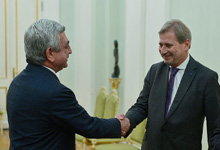  President received the EU Commissioner for European Neighborhood Policy and Enlargement Negotiations