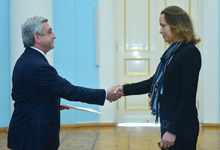 Նախագահին հավատարմագրերն է հանձնել Հայաստանում Էստոնիայի դեսպան Կաի Կաարելսոնը

