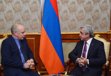  President Serzh Sargsyan received the Head of PACE European Conservatives Group Ian Liddell-Grainger