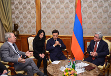  Президент принял содокладчиков по части Армении мониторинговой комиссии ПАСЕ