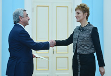 Նախագահին հավատարմագրերն է հանձնել Հայաստանում Բուլղարիայի դեսպանը