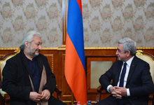Президент Серж Саргсян принял Стаса Намина