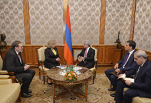 Նախագահ Սերժ Սարգսյանն ընդունել է ՌԴ մարդու իրավունքների հանձնակատար Տատյանա Մոսկալկովային
