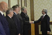 Նախագահ Սերժ Սարգսյանն ընդունել է ՌԴ Պետդումայի պատվիրականությանը