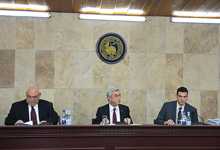 Նախագահ Սերժ Սարգսյանը մասնակցել է ԵՊՀ հոգաբարձուների խորհրդի տարեվերջյան նիստին