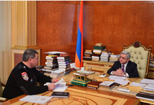 The Head of Police reported to the President on the process of implementation of the reforms 
in the Traffic Police system
