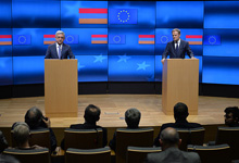 President Serzh Sargsyan met with the President of the European Council Donald Tusk
