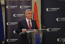 President spoke at the Carnegie Center