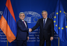 Президент встретился с Председателем Европейского парламента Антонио Таяни