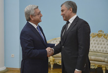 Президент принял Председателя Государственной Думы Федерального Собрания РФ

