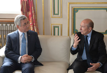 President met with the Mayor of Lyon G&eacute;rard Collomb